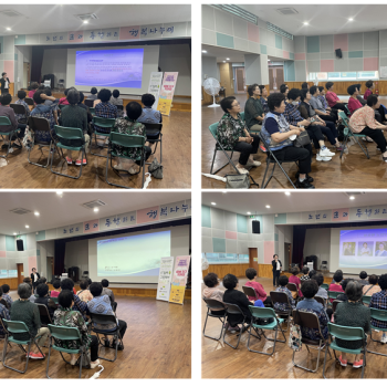 [선배시민자원봉사단] 선배시민 필수교육 진행 이미지