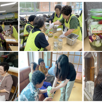 [선배시민봉사단] 실버그린파머 7회기 오이피클만들기 진행 이미지