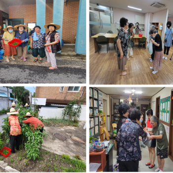 [선배시민자원봉사단] 실버그린파머 8회기 진행 이미지