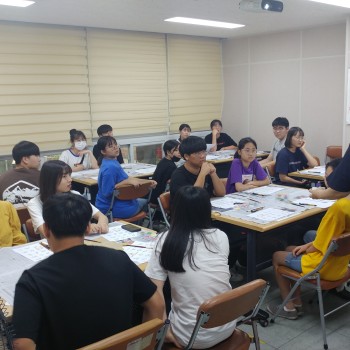 [행복나눔 작은도서관]청소년 재능나눔-hands on 프로그램 진행 이미지