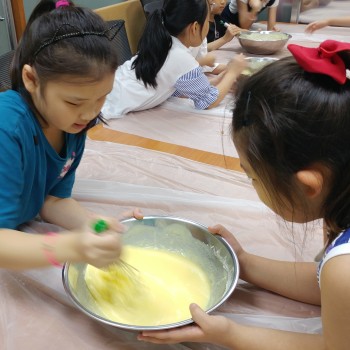 &lt;행복나눔 작은도서관&gt; 요리체험 프로그램 운영 이미지