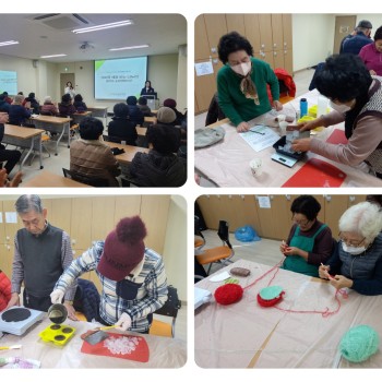 [노인사회활동지원사업]커피박 에코 비누 나누미 사업단 진행 이미지